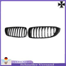 K�hlergrill Einzeiliger schwarz gl�nzender f�r 2014-2016 BMW 4er F32 F33 Neu
