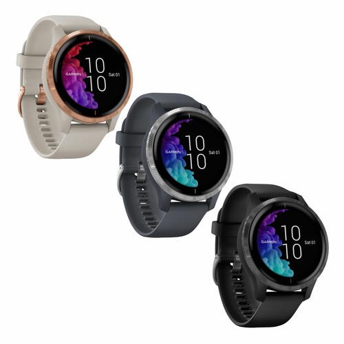 Garmin Venu GPS-Smartwatch Sportuhr Fitnesstracker Multisport Herzfrequenzmesser - Bild 1 von 16