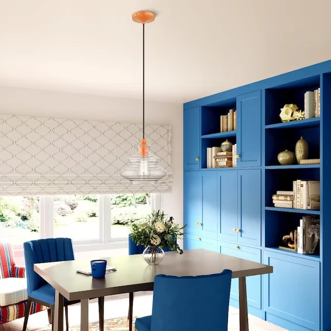 Livex Lighting, 52831-77, Everett - Luz colgante de acero incandescente naranja brillante Foto 2 de 4