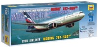 Boeing 767-300 Civil Airliner 1:144 Kunststoff Modell Kit Zvezda