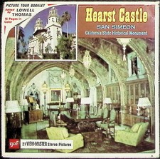 HEARST CASTLE San Simeon California 3d View-Master 3 Reel Packet