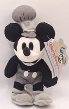 RARE DISNEYLAND TAG Mickey Mouse Steamboat Willie Millennium Plush Bean Bag
