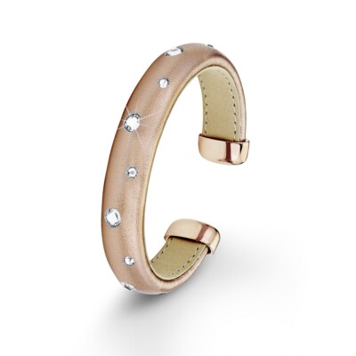 S.Oliver Bracciale In Acciaio Inossidabile Con Labradorite - Regolabile 16+4 Cm, Elegante E Bicolore