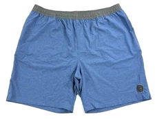 Chubbies Mens Shorts Size 2XL Unlined Hybrid Swim Trunks Beach Gym 7" Blue