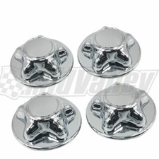 16 X 7 Wheel Hub Chrome Center Caps Set Of 4 For 1997-2000 Ford F-150 16 X 7 Wheel Hub Chrome Center Caps Set Of 4 For 1997-2000 Ford F-150