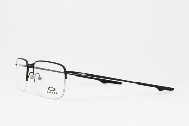 Oakley WINGBACK SQ Eyeglasses OX5148-0154 Satin black Half Rim Frames 54MM for sale online | eBay