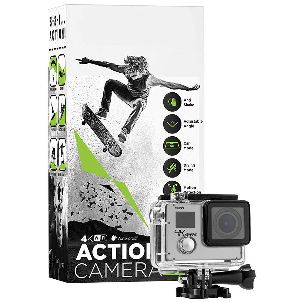4K Action Camera Dual Screen Ultra HD Camcorder + Accessory Bundle eBay