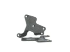 RC8B3.2 Carbon Arm Inserts  Pocketed  Front