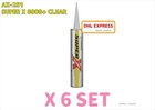 CEMEDINE AX-251 SUPER X 8008+ CLEAR 333ml X 6 SET
