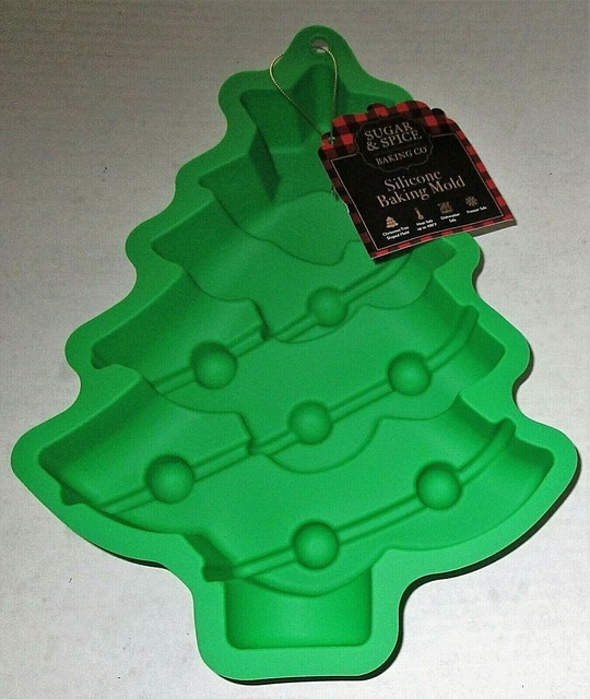 CHRISTMAS TREE SHAPED Silicone Baking Mold by Sugar & spice Baking Co