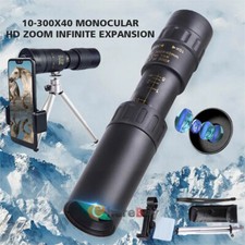 10-300X40mm Hd Monocular Telescope - Compact, Portable Scope For Hunting, Travel