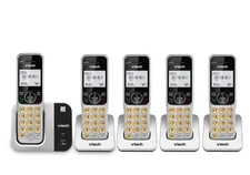 VTech 5 Handset Cordless Phone with Call Block & Caller ID/Waiting Expandable