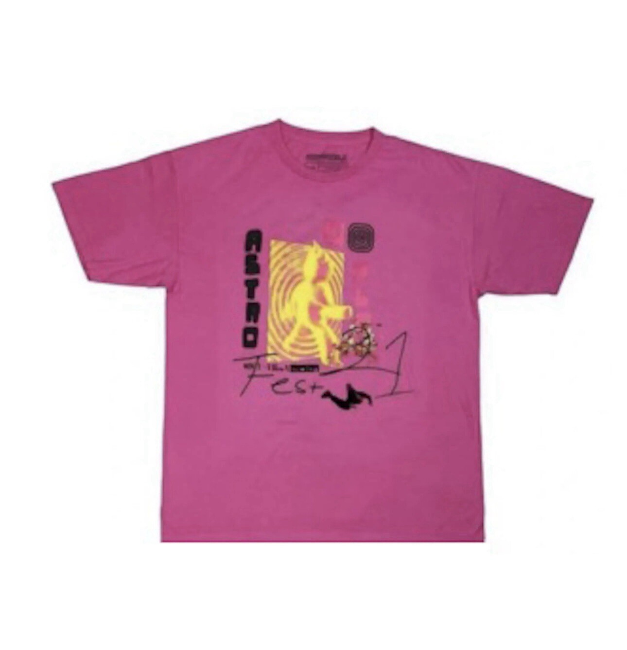 ALTRA T shirt Cactus Jack di Travis Scott altro lato 'rosa'