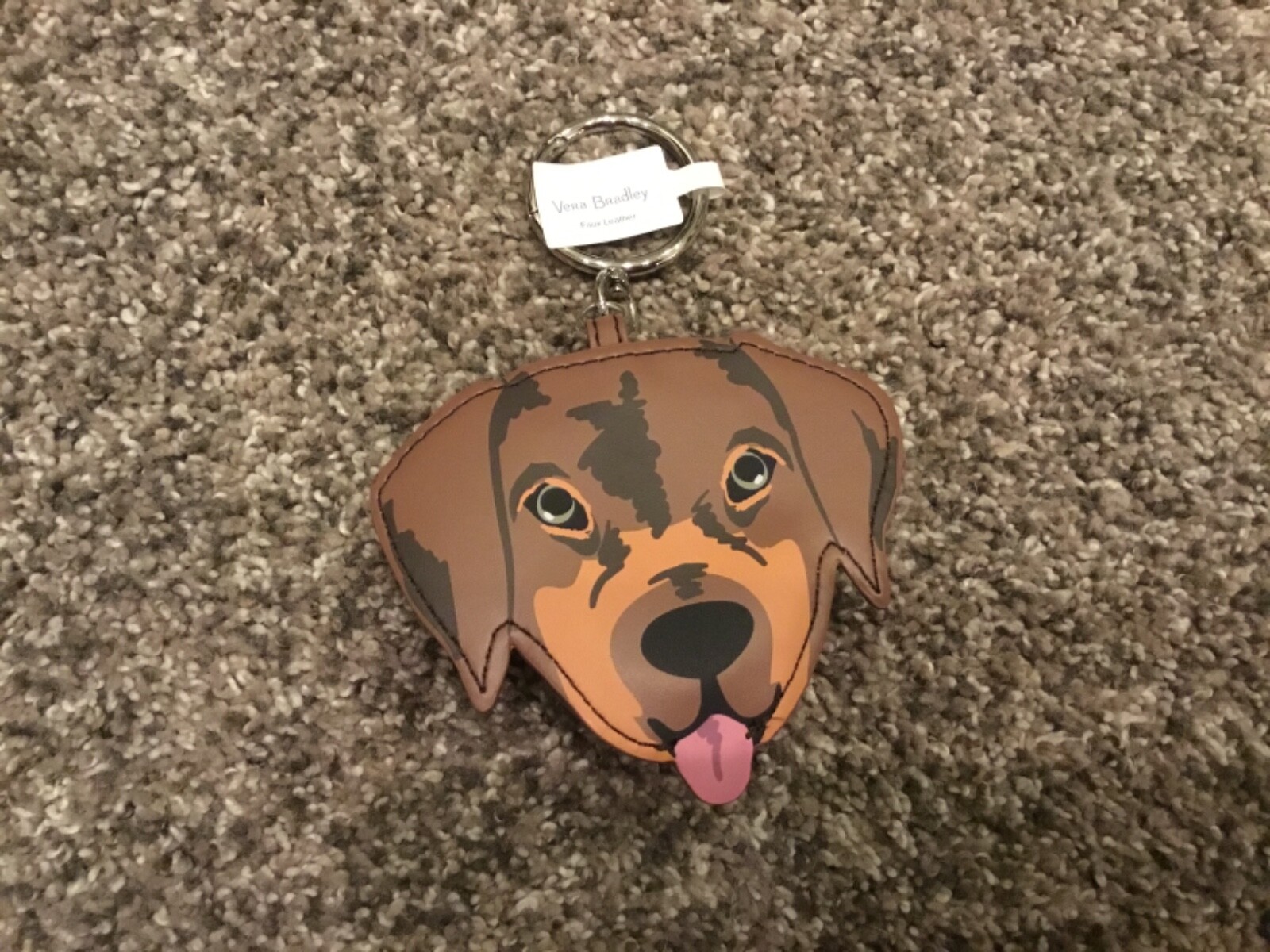VERA BRADLEY Holiday Dog Bag Charm