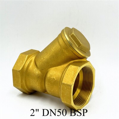 2'' DN50 BSP Female Thread Brass 20 Mesh Strainer Valve Inline Y Filter NEW