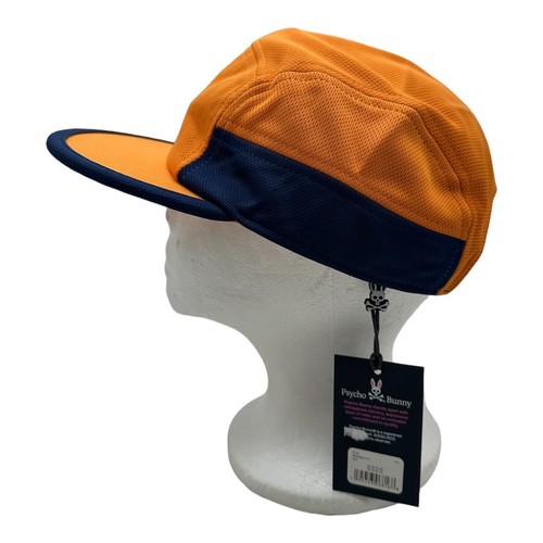NWT Psycho Bunny Men's O/S Doyers 5 Panel Sport Hat Yukon Gold Cap - Picture 2 of 6