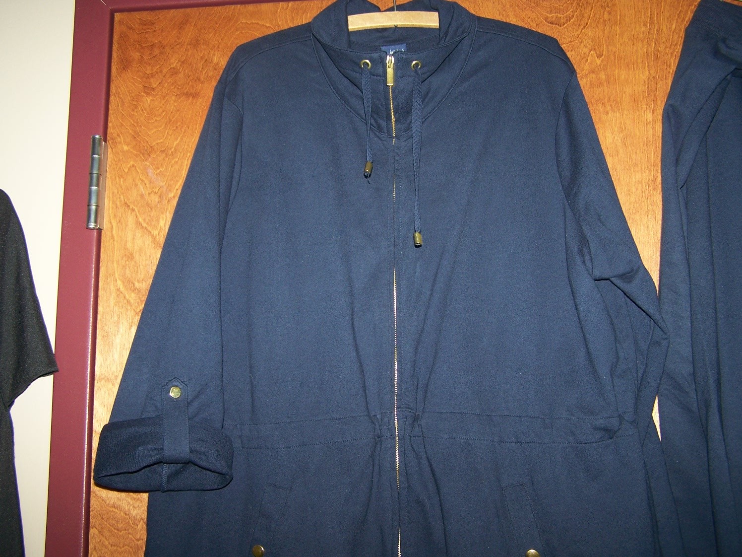 2pc BASIC EDITION Navy Jogging Lounging Long Slee… - image 3