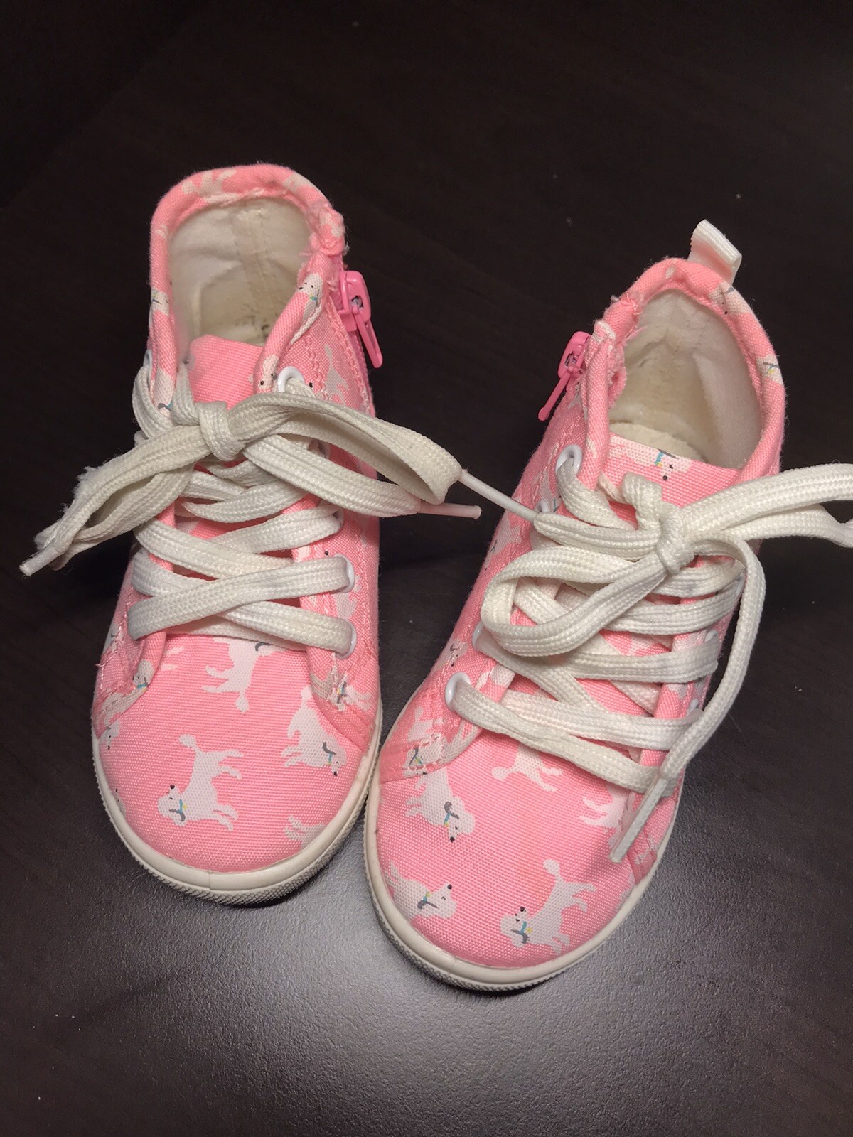 Carter's Toddler Girls Pink High Top Darling Doggie Shoes size 7 eBay
