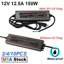 DC12V 150W LED Transformer Power Supply Adaptor IP67 Waterproof Led Light Driver