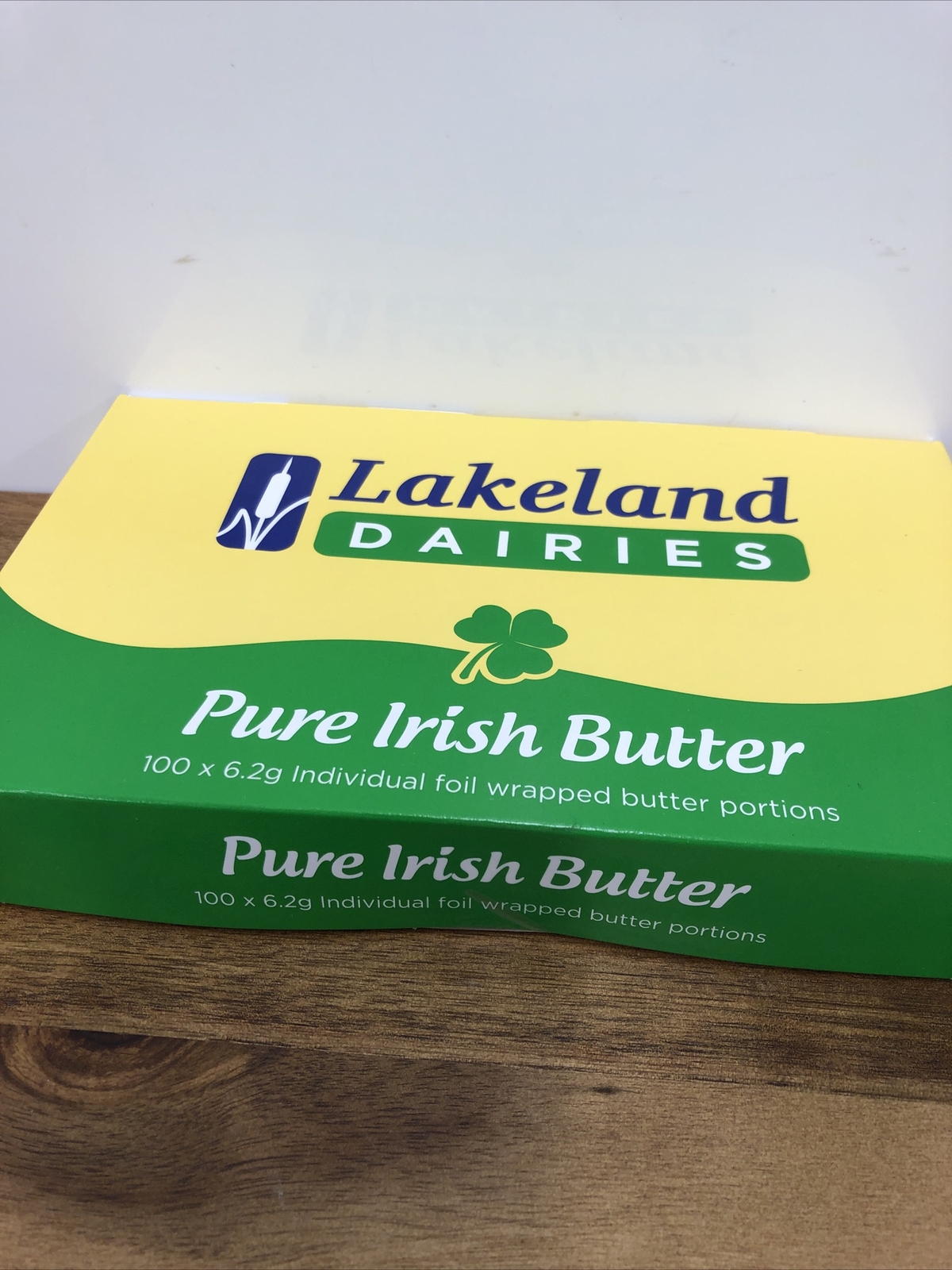 Pure Irish Salted Butter Portions 100 X 6.2g Foil Wrapped , Long Date