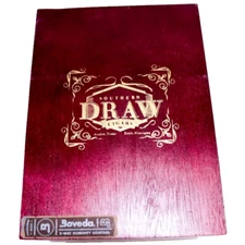 Southern Draw Gordo Rose of Sharon Empty Wooden Cigar Box 7" x 5" x 3.75