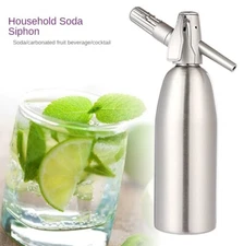 Soda Siphon CO2 Dispenser WATER Bubble Generator  Cool Drink Cocktail Soda Maker