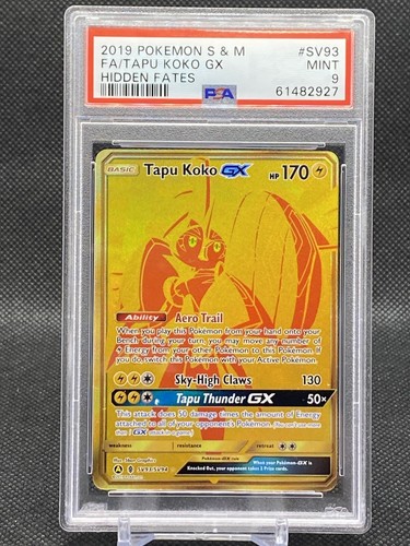Tapu Koko-GX graded PSA 9 for sale on eBay