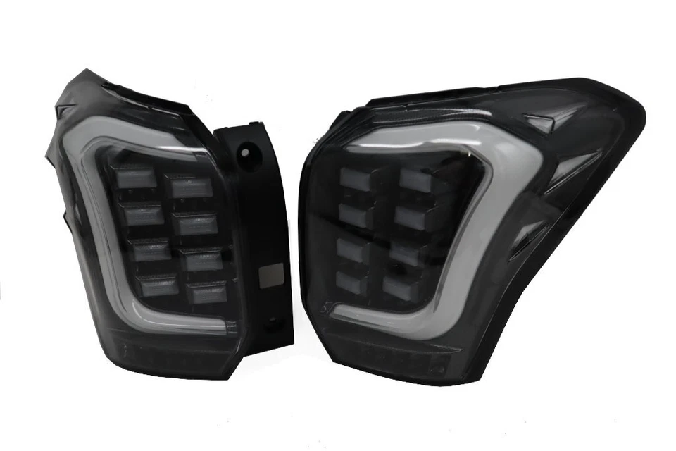 CLEAR/Black Sequential Signal LED Tail Light for 2014 15~2018 Subaru Forester SJ - Image 2 of 4