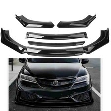 Body Kit Glossy Black For Acura Ilx 2013-2022 Front Bumper Lip Spoiler Splitter Body Kit Glossy Black For Acura Ilx 2013-2022 Front Bumper Lip Spoiler Splitter