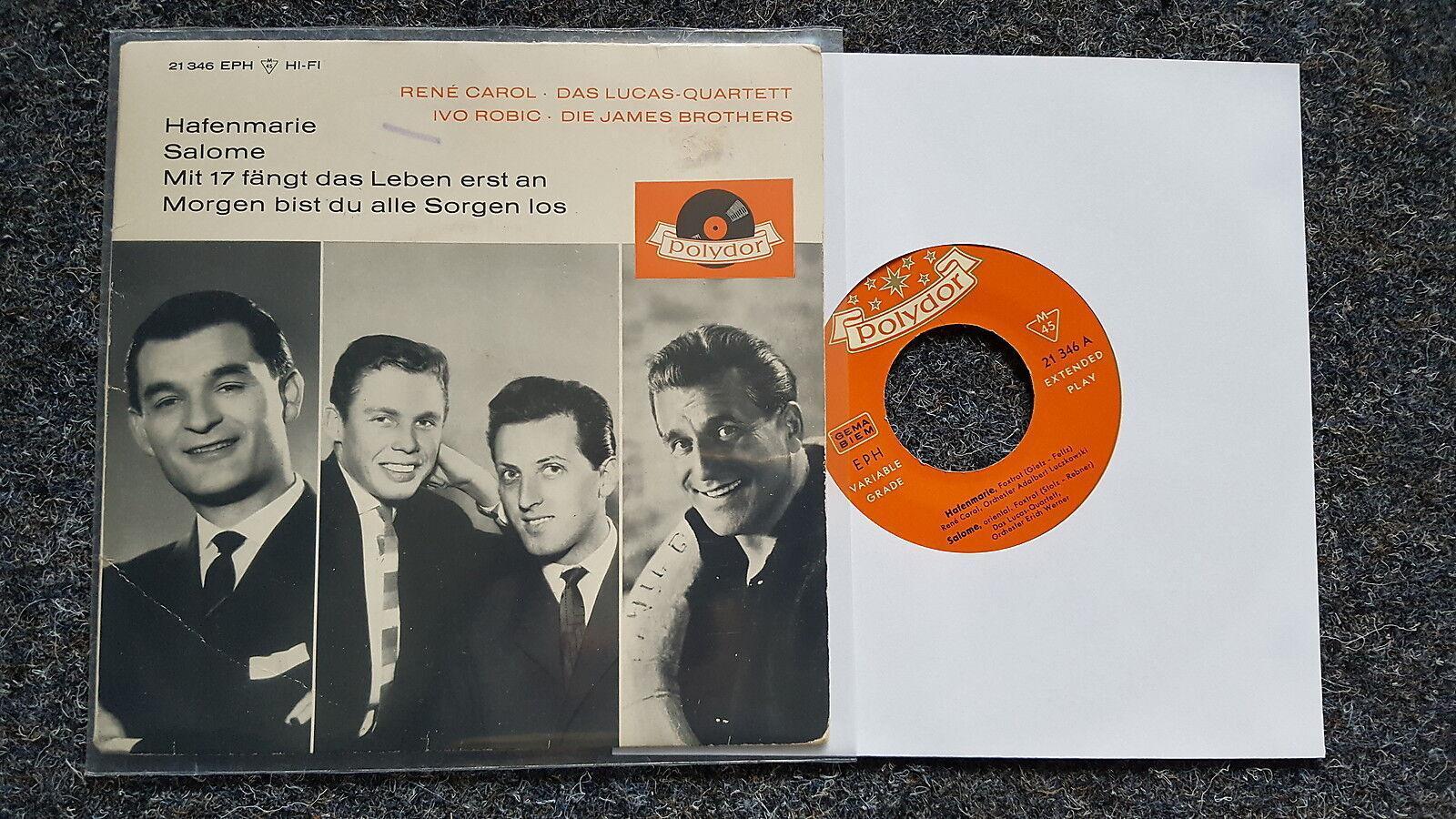 7"" EP Single Vinyl Die James Brothers/ Peter Kraus - Morgen bist du alle Sorgen