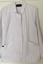 Beverly Hills Uniforms white cotton blended pre owned Lab coat Size Small
