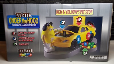 NEW SEALED M&M Collectible Candy Dispenser - Under The Hood
