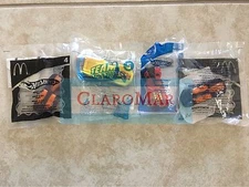 ☀️Lot 4 NEW SEALED Hot Wheels Cars Rocketfire Truck McDonalds Toy Cake Topper