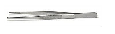 STAINLESS STEEL AUTOCLAVABLE PASSIVATED THUMB DRESSING SERRATED FORCEPS 6''
