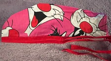 Sylvester The Cat Print Surgical Scrub Cap Hat Mens/Women