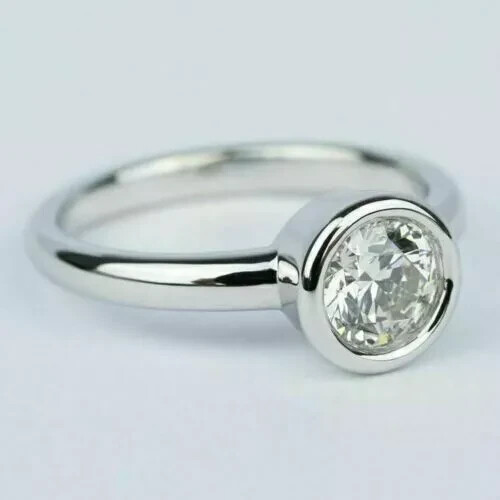 2Ct Round Lab Created Diamond Solitaire Engagemen… - image 3