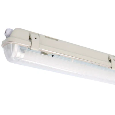 LED'S LIGHT Feuchtraumleuchte HF-Bewegungsmelder und LED-Röhre 120 cm 14W neutralweiß IP65