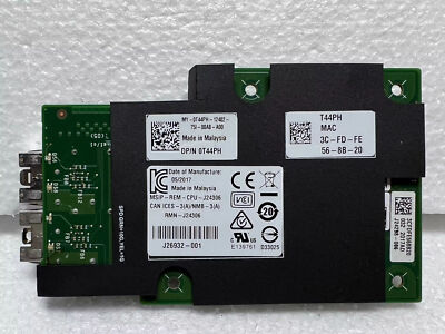 T44PH 0T44PH DELL INTEL X710-DA2 10GB SFP+ DUAL PORT C6420 MEZZ