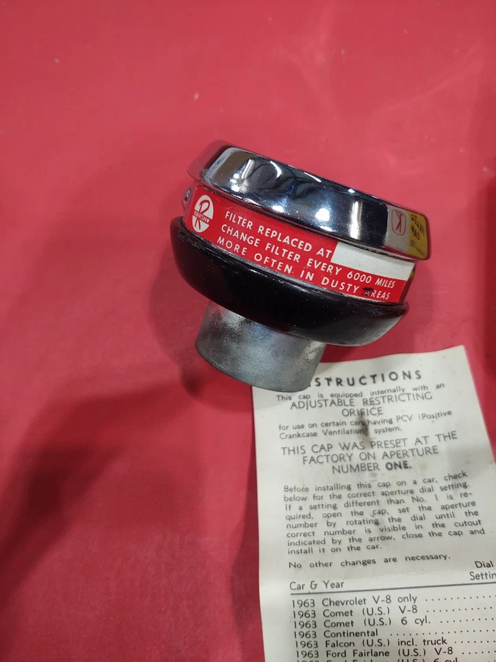 TAMPA DE ÓLEO CROMADA VINTAGE SEM CAIXA VARA DE RATO CHEVY OLDS PONTIAC BUICK FORD 57 58 59 60 63 - Imagem 4 de 4