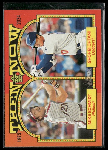 2024 Topps Heritage Then and Now #TAN-2 Shohei Ohtani Dodgers