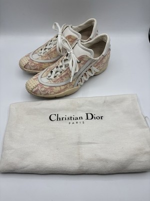 Christian Dior Rasta Vintage Y2K Trainers EU35 UK2 Pink Monogram Sneaker