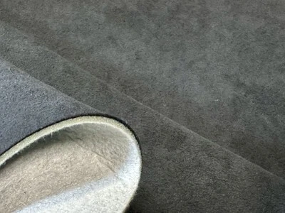 DINAMICA MIKO Meterware ORIGINAL Auto DINAMICA STOFF schwarz mit Schaumstoff + Vlies kaschiert