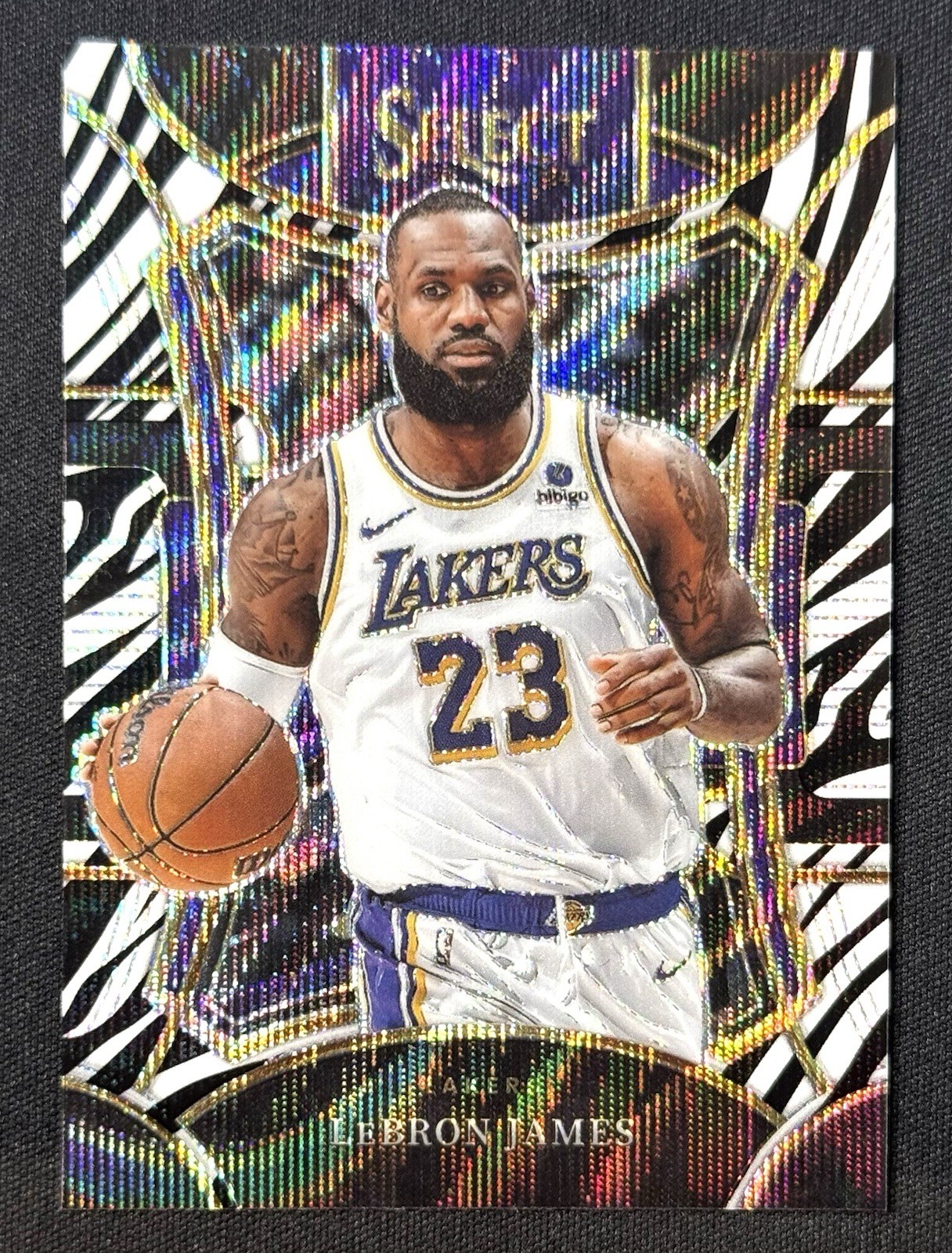 LEBRON JAMES | 2023 Panini Select | Zebra SSP | Mezzanine