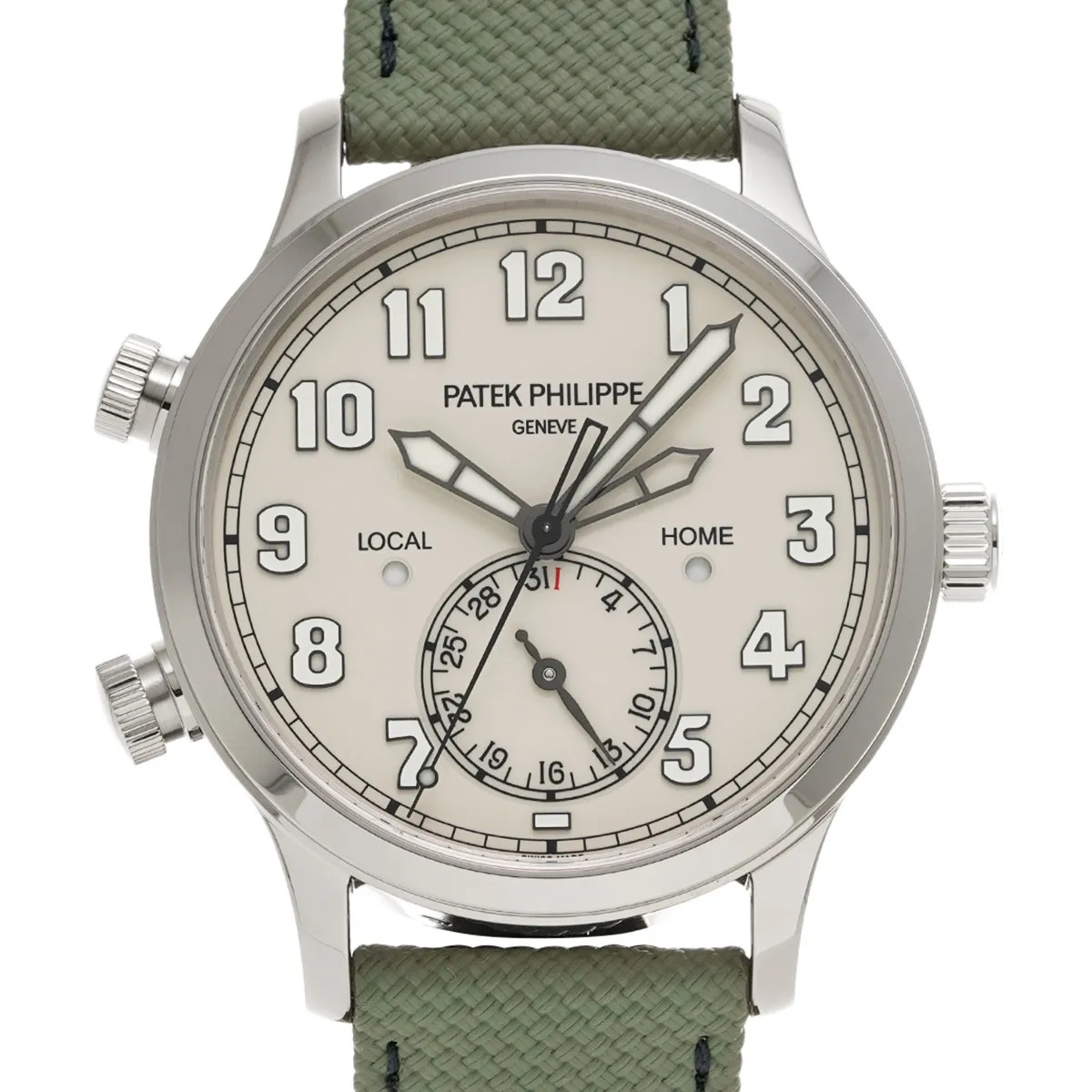 Patek Philippe Calatrava Pilot Travel Time 5524G-010 42mm Ivory #WW3869 image 6