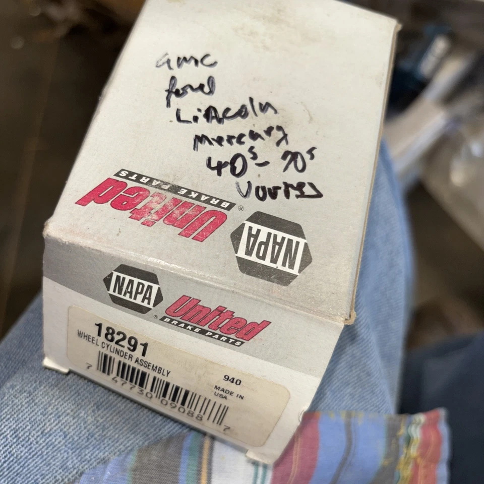 AMC Ford Lincoln Mercury Años 40-70 Varios Modelos Rueda Cilindro Napa 18291 18293 Foto 4 de 4