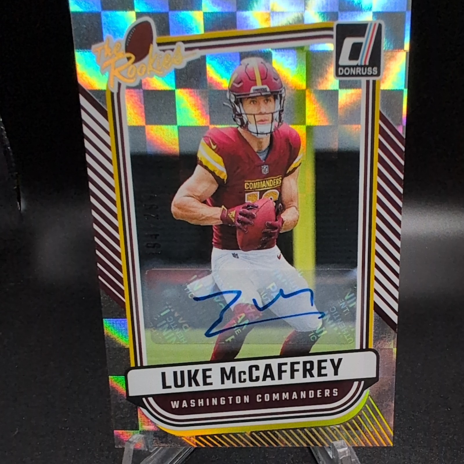 2024 Panini Donruss - The Rookies Luke McCaffrey #TR-22 Autographs /299 (AU, RC)
