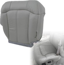 NLQR Front Driver Bottom Replacement Seat Cover Pewter Gray 922/122 Microfib...