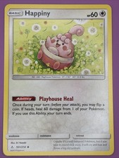Happiny 161/214 Unbroken Bonds Regular Finish Pokemon Card