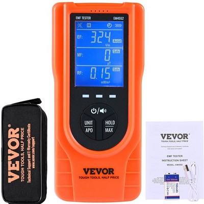 [New]3-in-1 EMF Meter,5Hz - 3.5GHz,Handheld Rechargeable Electromagnetic Field R