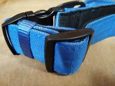 KONG HD W/ Handle Ultra Durable Neoprene Padded Dog Collar M Medium Blue